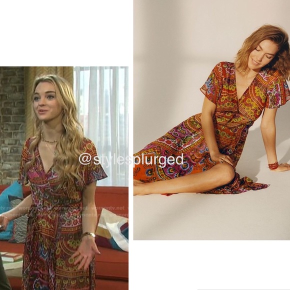 NWT⭐️Top Rated⭐️ANTHRO Murol Wrapped Dress size 0 - Picture 6 of 11